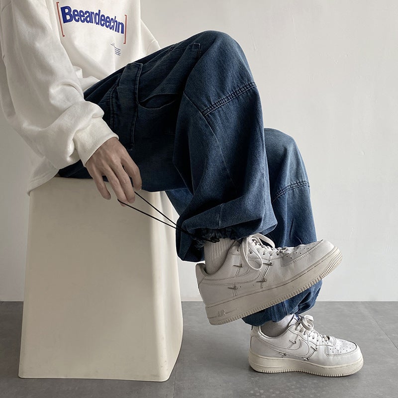 Unisex Casual Daily Denim Jeans - Image 5