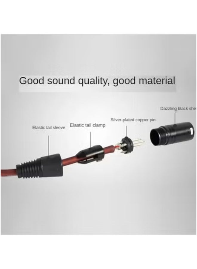 JAJEEK 1M/2M/3M/5M/10M DMX 3-Pin Signal Cable for DJ Stage Lights – Durable LED Moving Head Spotlight Connector | Flexible 3-Pin XLR DMX Lighting Control Cable for Disco, Concert, Theatre, Club, Wedding, Event Shows (3MM Thick Shielded Core)  - Image 2