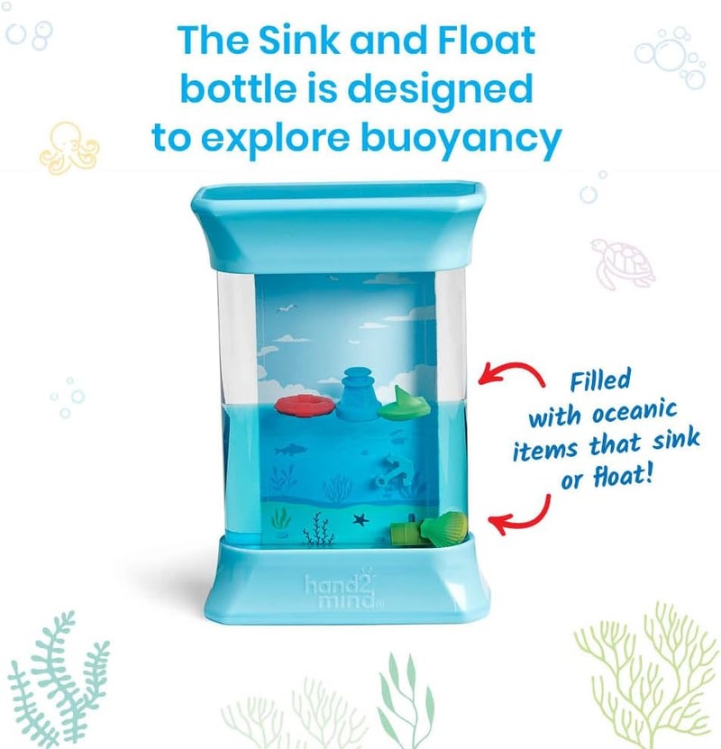 hand2mind hand2mind Exploring Ocean Forces Sensory Bottles Quiet Fidget Toys for Kids 35 Toddler Learning Toys Calming Corner Classroom Calm Down Corner Supplies Preschool Science Center Materials  - Image 3