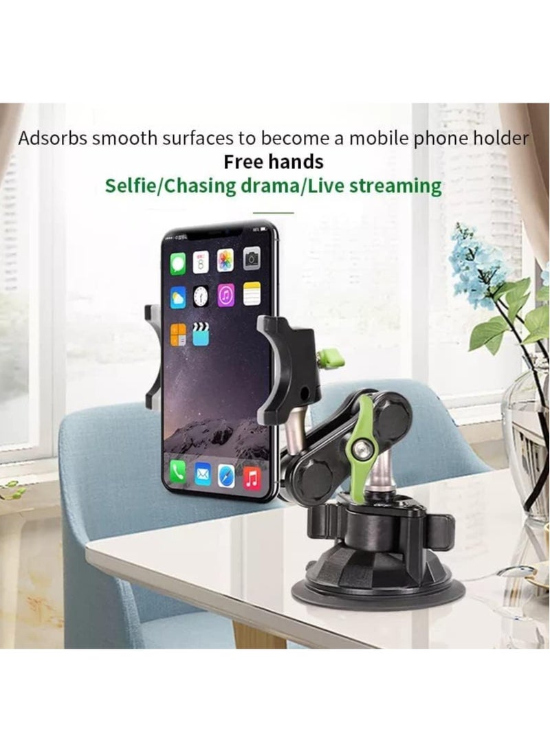 DUSALA Universal 360° Rotating Phone Holder with Strong Suction Cup for Car Dashboard  Windshield - Image 4