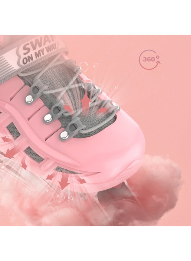 sway Inline Skates Kids Adjustable Roller Skate Shoes with Full Light Up Wheels - Image 4
