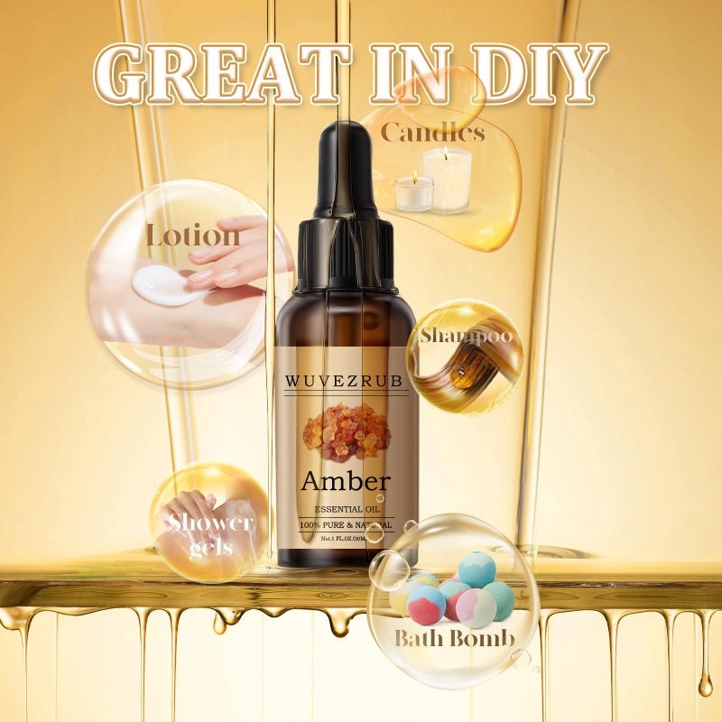 Wuvezrub Amber Essential Oil 30ML - 100% Pure and Natural Oils for Aromatherapy Diffuser - 1 Fl Oz/Amber - Image 5