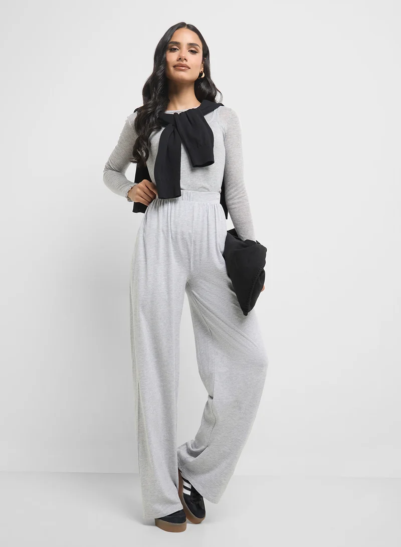 boohoo 2 Pack Wide Leg Pants