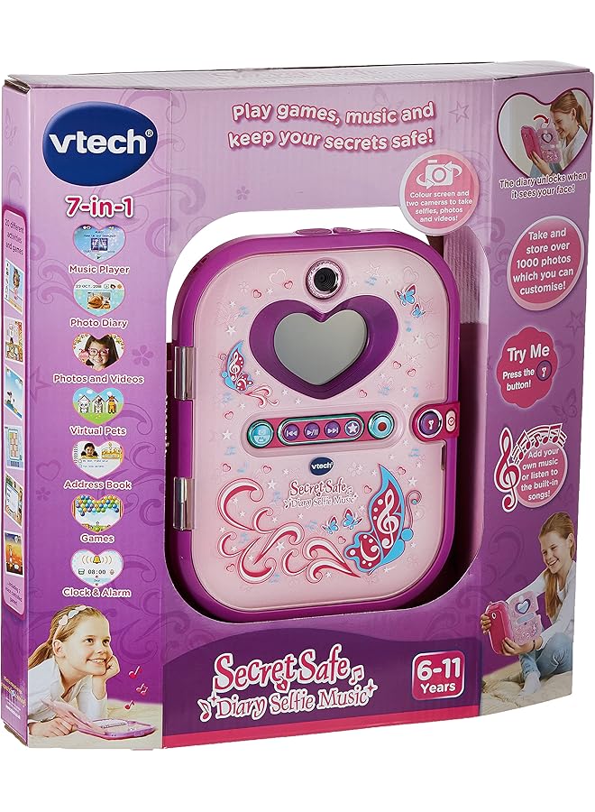 vtech Secrets Safe Diary Selfie Purple Vtuk 1 Of Piece - Image 1