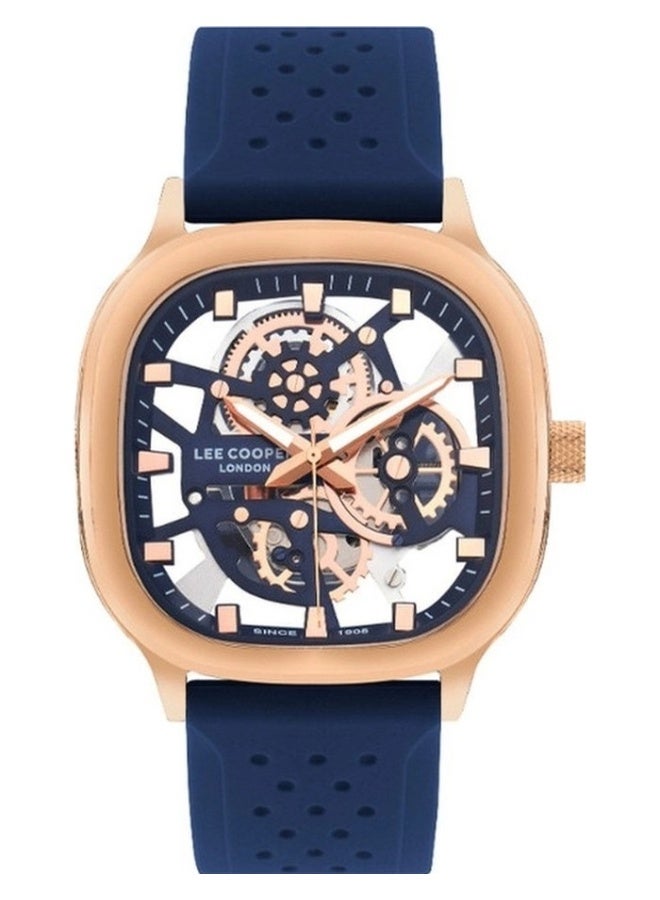 Lee Cooper ساعة أنالوج سيليكون للرجال LC07973.499 - 42*44 مم - Image 1
