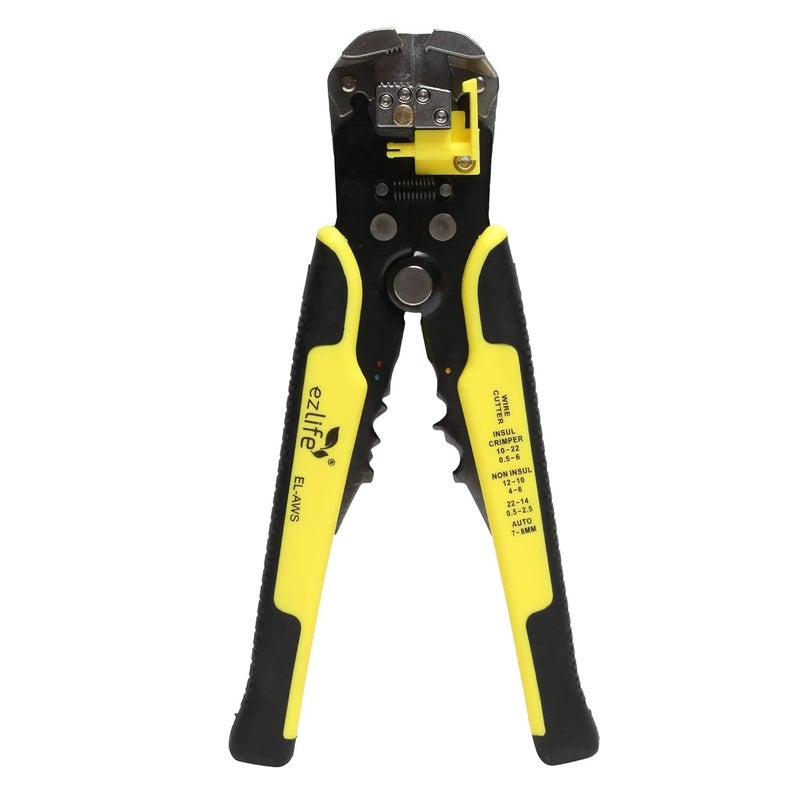 DREWIT STAR DTEWIT STAR 8Inch SelfAdjusting Automatic Cable Cutter Crimper 5 in 1 Multipurpose Tool Wire Stripping Cutting Pliers - Image 1