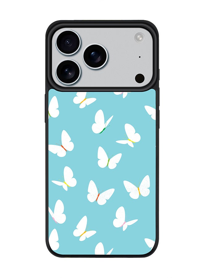 Stylizedd iPhone 17 Pro Case, [Compatible with MagSafe] Slim Magnetic cover Phone Case iPhone 17 Pro -Fluttering Butterfly - Image 1