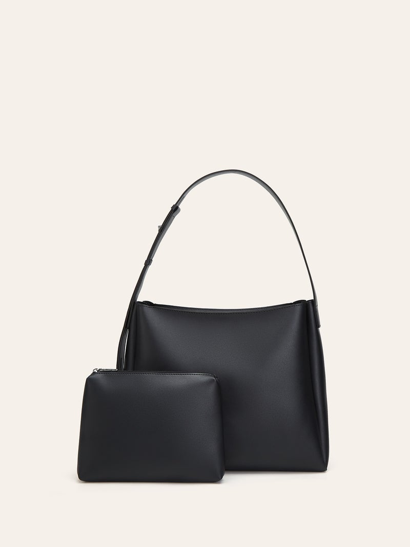 Bucket Women'S Bag Shoulder Retro Texturistic Fashionable Large Capacity Bag New Style 2025 Popular Bag Portable Tote Bag - Image 1