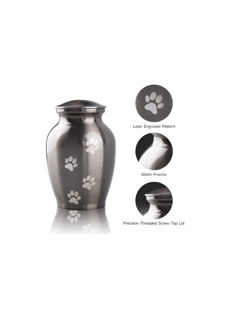 Generic Memorial Pet Cremation Urns for Dogs and Cats Ashes, Paws Engraved Pet Urn, Dog Keepsake Urns for Ashes-Large  - Image 1