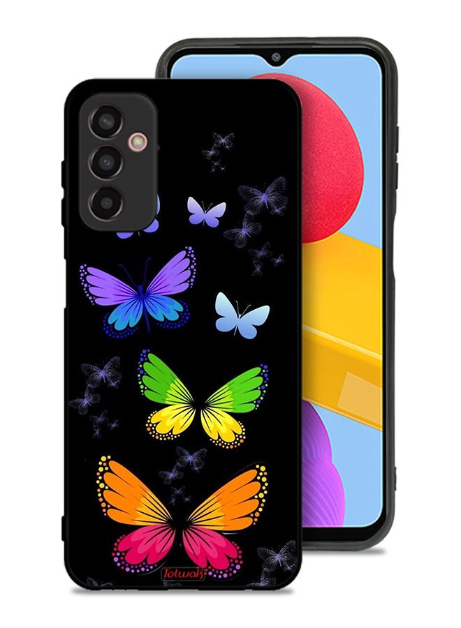 Tolwak Samsung Galaxy M13 Protective Case Cover Colorful Butterflies - Image 1