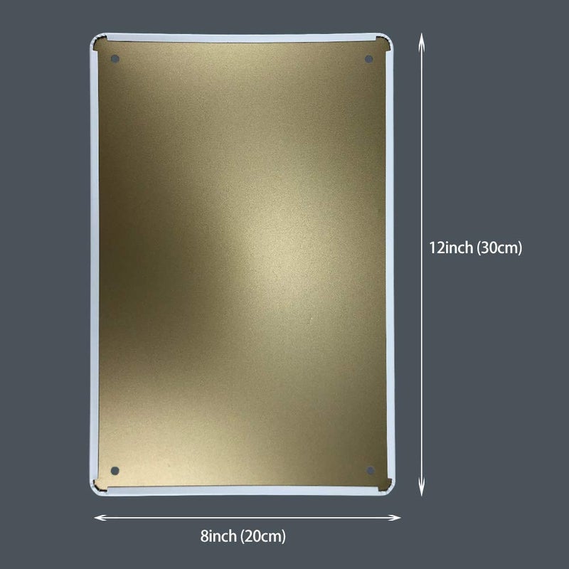 ZMKDLL Breakfast Coffee Diner Tin Sign Kitchen Metal Wall Decor Outdoor Indoor Wall Panel Retro Vintage Mural Size 20x30 cm Poster - Image 1