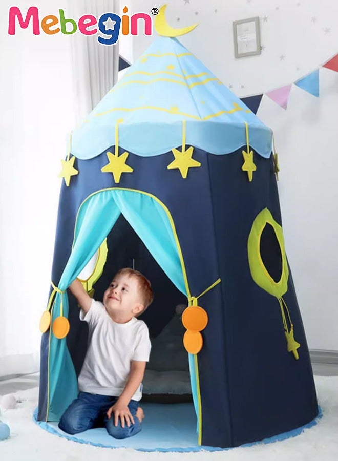 Kids Play Tent with Several Windows, Large Space Play House for Kids, Portable Tent for Indoor and Outdoor, Easy Installation, Suitable 2 Adults and 2 Kid, Ideal for Bedroom, Playroom or Basement, 110*110*145cm
