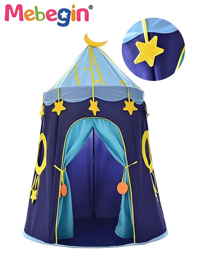 MEBEGIN Kids Play Tent with Several Windows, Large Space Play House for Kids, Portable Tent for Indoor and Outdoor, Easy Installation, Suitable 2 Adults and 2 Kid, Ideal for Bedroom, Playroom or Basement, 110*110*145cm  - Image 2