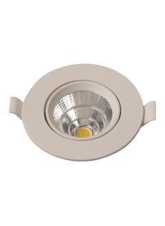El Rawda Lighting Spot Inside The Gypsum, 7 Cm Opening, White Body, 6 Watts, 3-Mode Lighting  White - Warm - Cool Pcs 9x9x5 cm  - Image 2