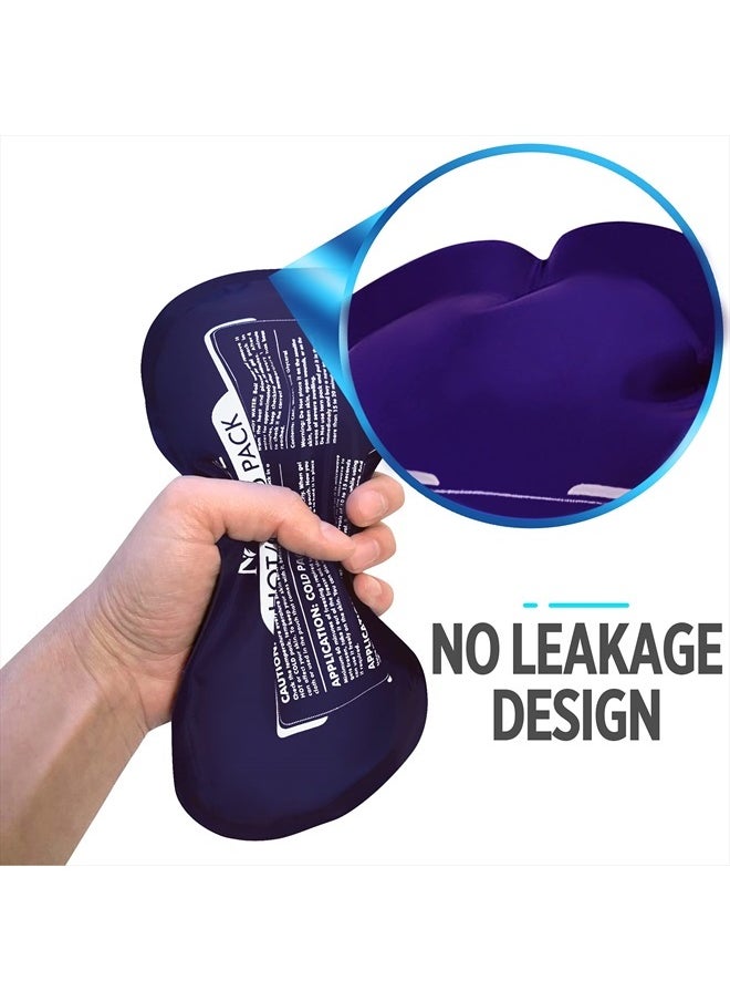 medvice Medvice 2 Reusable Hot and Cold Ice Packs for Injuries, Joint Pain, Muscle Soreness and Body Inflammation - Reusable Gel Wraps - Adjustable & Flexible for Knees, Back, Shoulders, Arms and Legs  - Image 5