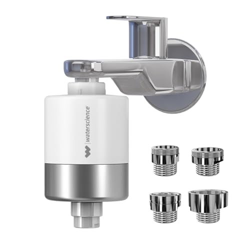 WaterScience Hard Water Filter for Tap and Shower | Water Softener for Home | with Metal Adaptors - Image 1