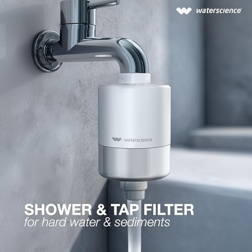 WaterScience Hard Water Filter for Tap and Shower | Water Softener for Home | with Metal Adaptors - Image 2