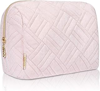 BOACAY Large Cosmetic & Toiletry Bag, Zippered Makeup Pouch for Women & Girls, Travel Cute Organizer Suitable for - Image 1