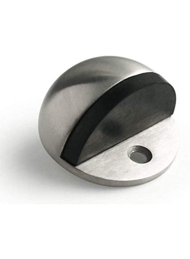 ROBUSTLINE Half Round Floor Door Stopper 20 Silver