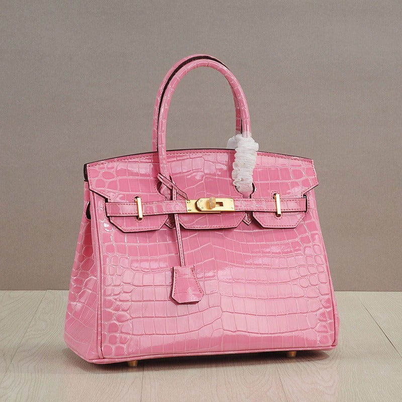 Pink 25cm (with shoulder strap) - Sweet and Feminine Shoulder Handbag