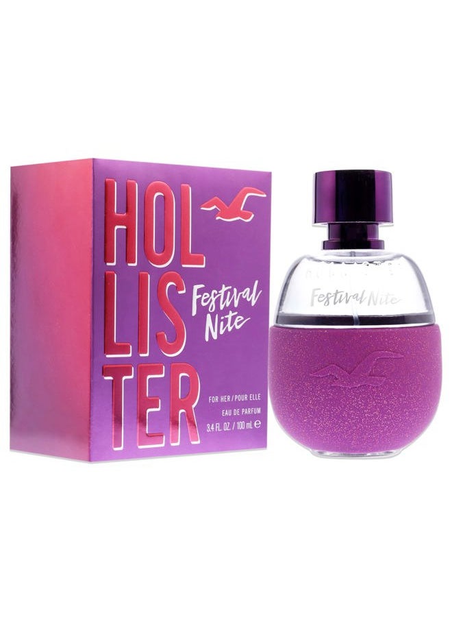 HOLLISTER Festival Nite Women EDP Spray 3.4 oz HO26811  - Image 3