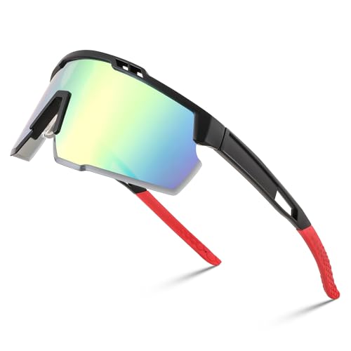 Karsaer Sports Sunglasses for Men and Women, UV400 Protection Cycling Sunglasses Golf Baseball Driving Fishing E1146 - Image 1