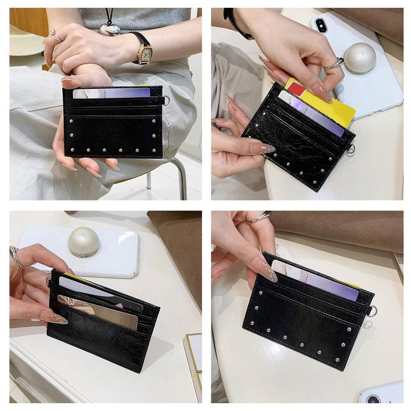 Small, exquisite, high-end, ultra-thin multi-card holder for women, simple coin purse, mini coin purse card holder. - Image 2