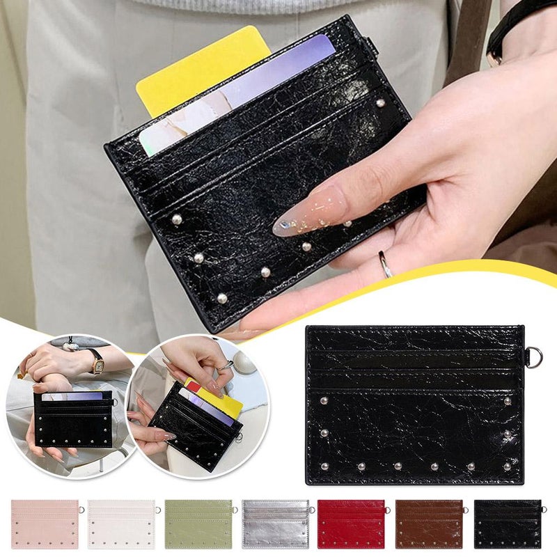 Small, exquisite, high-end, ultra-thin multi-card holder for women, simple coin purse, mini coin purse card holder. - Image 3