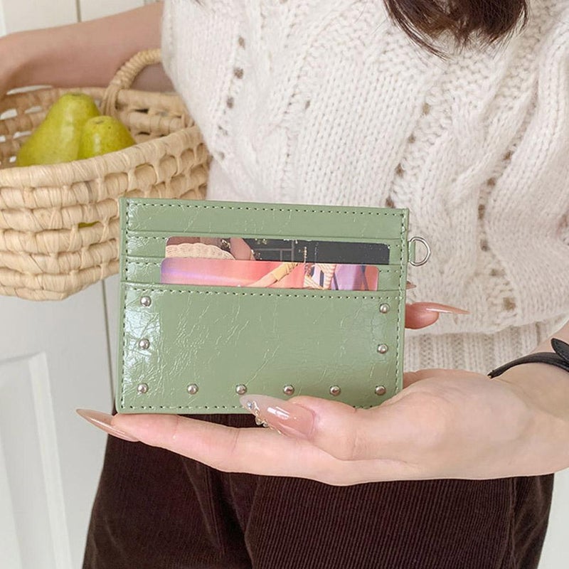 Small, exquisite, high-end, ultra-thin multi-card holder for women, simple coin purse, mini coin purse card holder. - Image 5