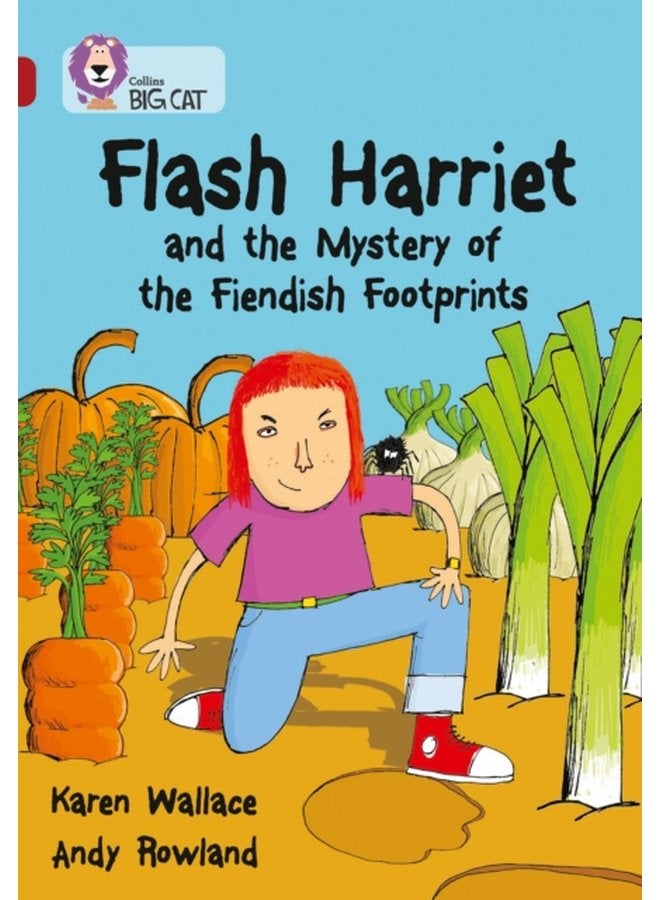 Flash Harriet and the Mystery of the Fiendish Footprints Band 14 Ruby - Paperback