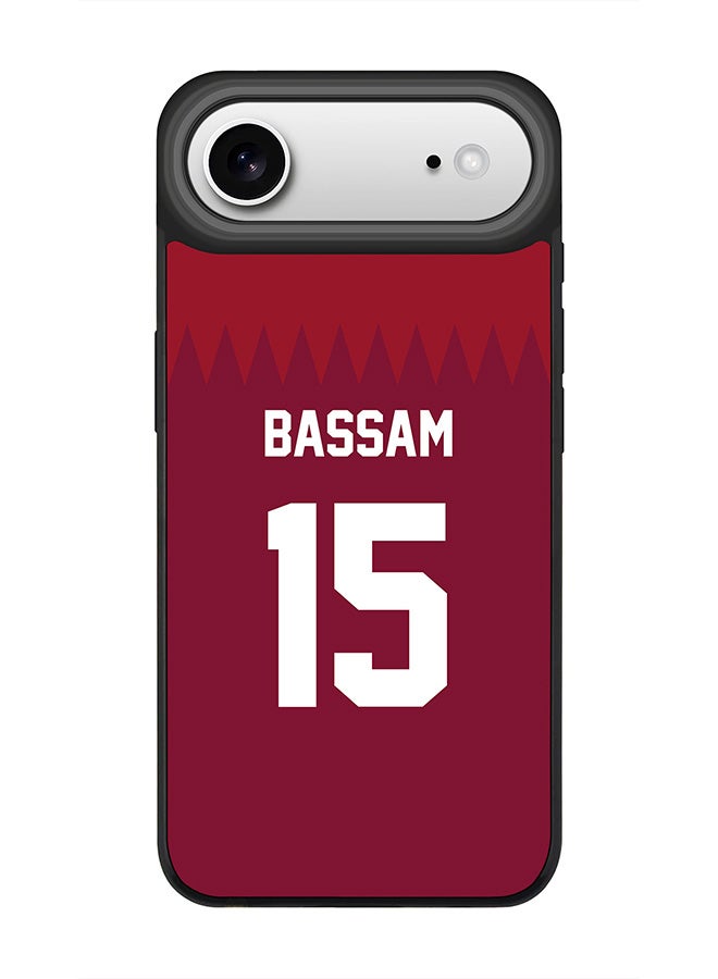 Stylizedd iPhone Air Case, [Compatible with MagSafe] Slim Magnetic cover Phone Case iPhone Air -Football - Qatar,  Bassam - Image 1