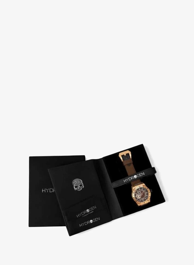 Hydrogen Watch Brown/Rose Gold Automatic Vento Rose Gold-Brown Watch  | Best Price UAE
