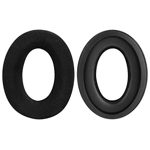 Geekria Comfort Velour Replacement Ear Pads for Sennheiser HD515, HD518, HD555, HD558, HD559, HD569, HD579, HD589 Headphones Ear Cushions, Repair Parts with Video Guide (Black) - Image 3