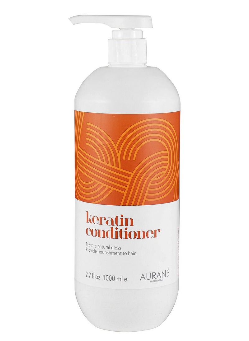 AURANE Keratin Conditioner 1000ml - Professional Hair Care for Repairing and Nourishing Damaged Hair - Keratin Infused Formula for Frizz Control - Hydrating and Smoothing - Salon Quality Re  - Image 1