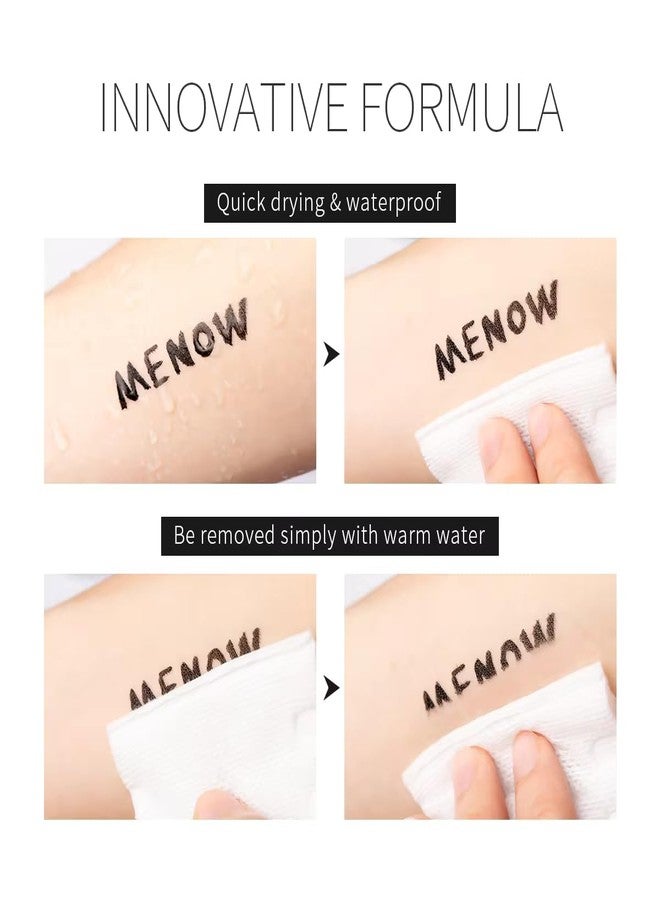 ME NOW Waterproof Black Liquid Eyeliner, Smudge-proof, Long-lasting, Flake-proof - Image 4