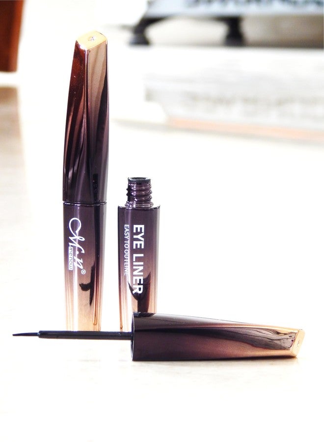 ME NOW Waterproof Black Liquid Eyeliner, Smudge-proof, Long-lasting, Flake-proof - Image 5