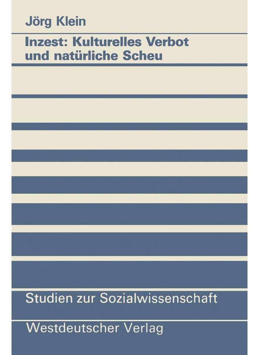 Inzest: Kulturelles Verbot und natürliche Scheu 