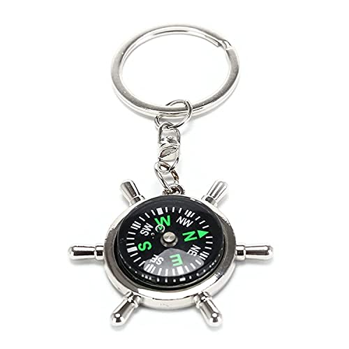 Obedient Metal Anchor Design with Compass Car Keychain for Men and Women - Keyring for Auto Lovers - Accessory Gift, Pack of 1 - Image 3