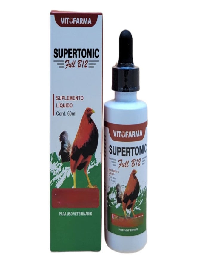 VITOFARMA Supertonic Full B12 for Rooster - Multivitamin boosters for Roosters, Vitamin Recovery Liquid 60ml - Image 4