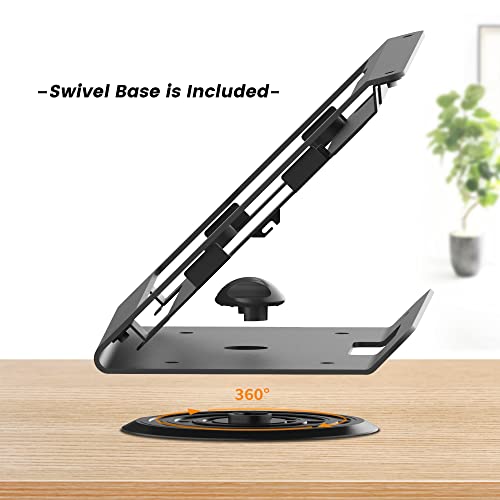 Beelta Tablet POS Stand - Heavy Duty Steel Kiosk Stand with 360° Swivel Base Anti-Theft - Compatible with 10.9" iPad 10th, Pro 11" 1 2 3 4, Air 4 5, Air 11", iPad 11"(A16) - Image 4