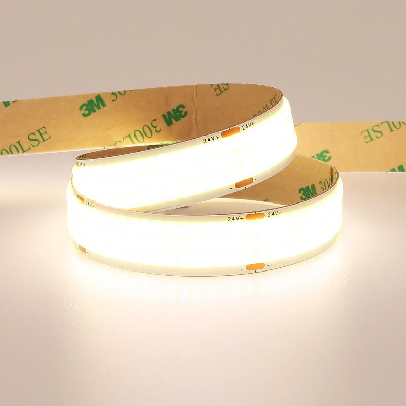 GOMING 24V 15mm Width COB LED Strip Natural White 4000K 960LEDM 164ft5M 120W High Brightness 13750lm CRI 93 Big Luminous Surface IP20 Not Waterproof LED Tape Lights for DIY DecorNo Power Supply - Image 2
