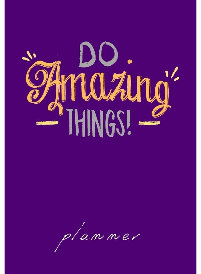 Do Amazing Things planner: Undated Weekly Goal Planner - Image 1