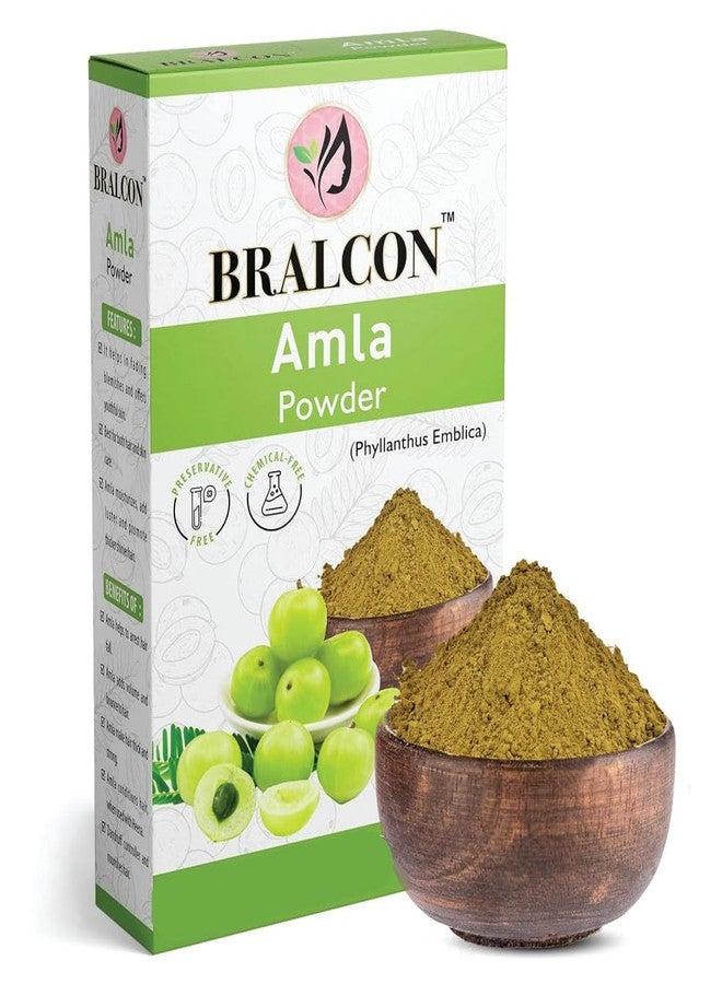 BRALCON Organic Henna, Amla, Hibiscus Powder Combo-300g(100g x 3 Pack) | Henna Powder, Amla Powder, Hibiscus Flower Powder For Hair Growth, Conditioning & Anti-Dandruff |Hair Care & Face Pack Powder - Image 4
