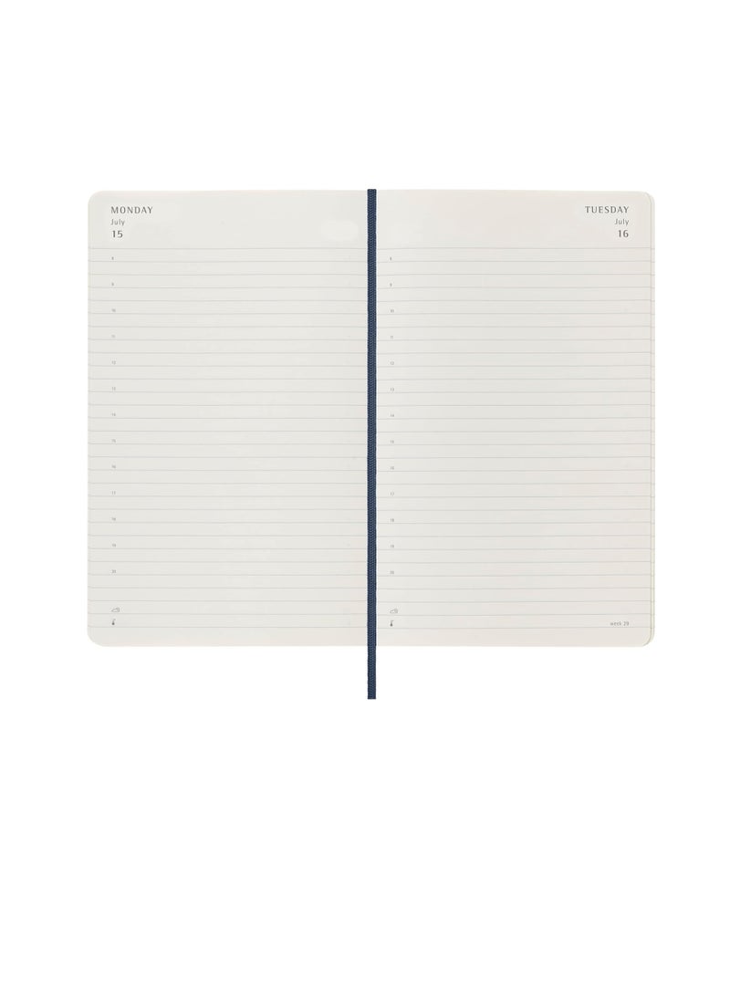 MOLESKINE Moleskine 2024 Daily Planner, 12M, Large, Sapphire Blue, Soft Cover (13x21 cm)  - Image 4