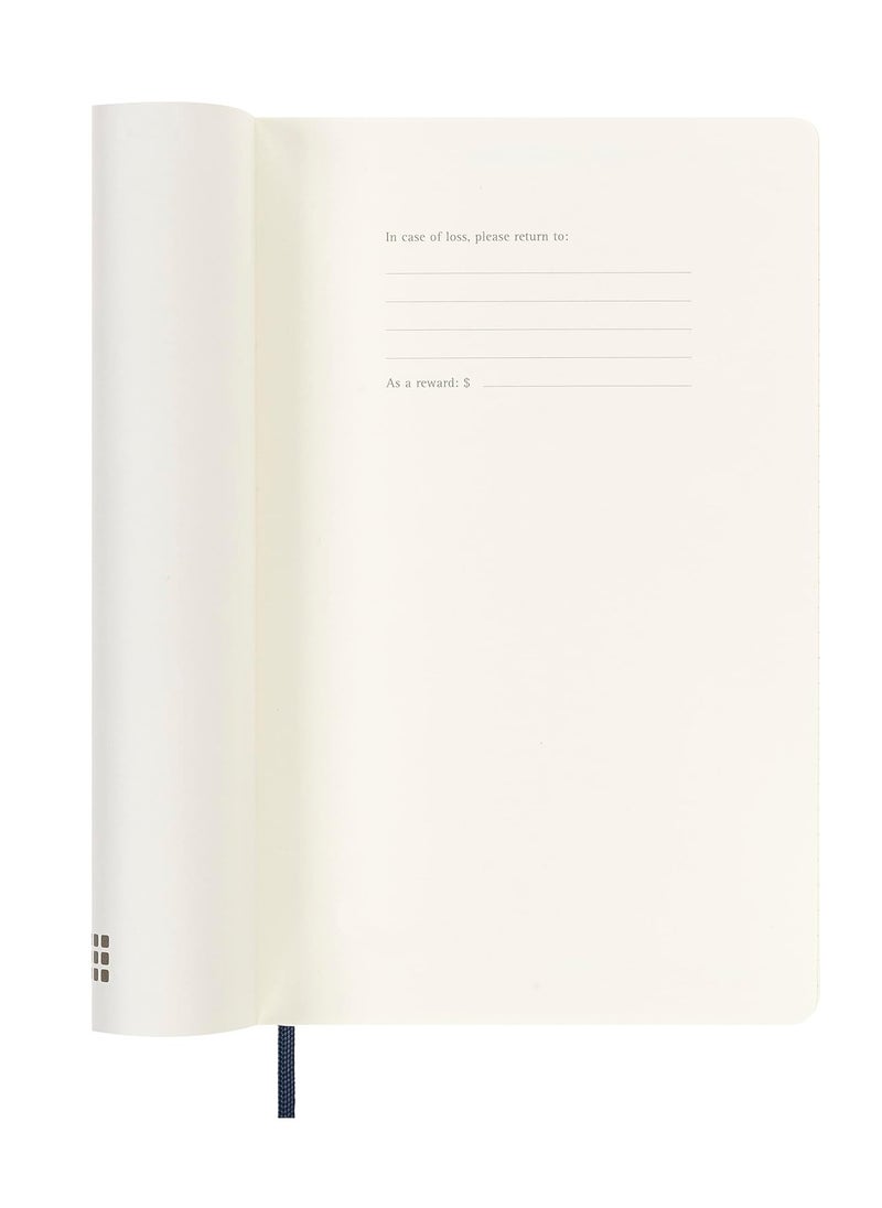 MOLESKINE Moleskine 2024 Daily Planner, 12M, Large, Sapphire Blue, Soft Cover (13x21 cm)  - Image 3