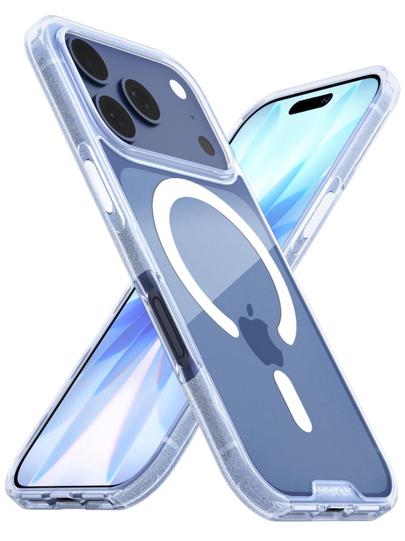 SmartishÂ® iPhone 17 Pro MagSafe Clear Case - Gripmunk Magnetic Slim Case [Lightweight + Protective] Anti-Yellowing Thin Grip Clear Cover for Apple iPhone 17 Pro - Clearly Clear - Image 1