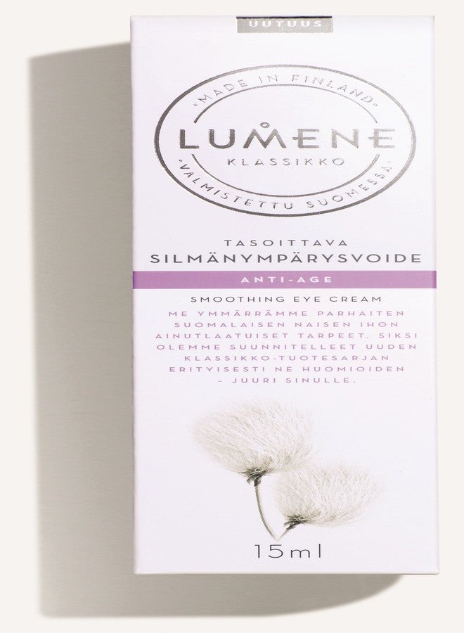 Lumene Klassikko [CLASSICS] Anti Age Smoothing Eye Cream for all Skin Types 15 ml / 0.5 Fl.Oz. - Image 2