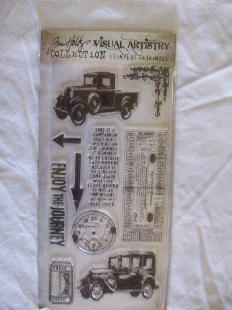 Tim Holtz Visual Artistry Collection Stampers Anonymous Clear Stamps - The Journey - Image 2