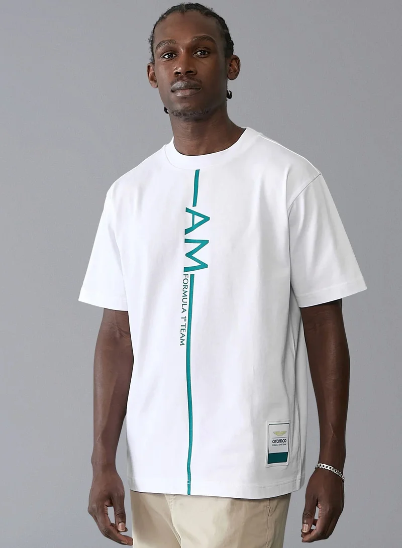 Aston Martin ASTIN MARTIN F1 FW AMF1 OVERSIZED T-SHIRT