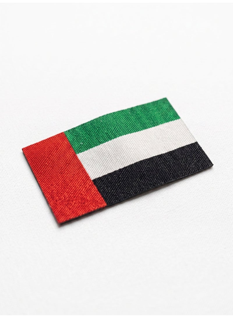 Flag Woven Patches Iron On Stitchable, with iron on transparent film - Image 5